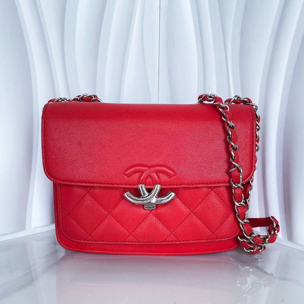 Chanel Cuba Collection Flap Bag Red